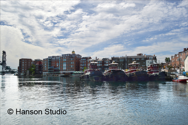 Portsmouth, NH - Harbor & Tugboats